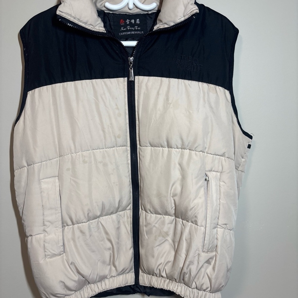 THE NORTH FACE WOMENS 1996 RETRO NUPTSE Puffer Black AndVintage White/cream. -L - Picture 10 of 12